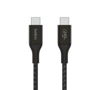 Cable USB-C Belkin CAB015bt2MBK 2 m carga rápida 240 W negro