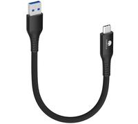 Cable USB C corto 50 cm/0,5 m CONMDEX 10 Gbps USB3.1 Gen2 cable de datos tipo C Android Auto QC3.0 3.1A USB A a C cargador rápido para Samsung Note20 Galaxy S24/S23 Z Flip 5 Tab S9 Pixel 8 Oneplus 11