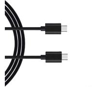 Cable USB C de 1,8 m de largo, 3 A, carga rápida, color negro | Núcleo de cobre puro, cableado de 5 núcleos, transmisión estable, resistente a los enredos, incluye tapas de controlador