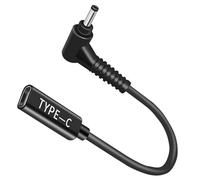 Cable USB C de 100 W CC 4,0 x 1,35 mm, conector macho a CC hembra 12 V, 19 V, 20 V, adaptador USB C a 4,0 x 1,35 mm para Asus Laptop Serie, router, impresora, autocaravana, generador solar