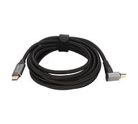 Cable USB C de ángulo Recto para Steam Deck, Cable USB C a USB C de 90 Grados, Cable de Carga Rápida PD100W Tipo C 3.1 Gen2 USB C para Steam Deck, Compatible con 4K 60 Hz, Nailon