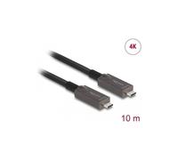 Delock 84150 câble USB 10 m USB Type-C Noir