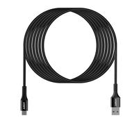 Cable USB-C extralargo de 5 m con cable de carga rápida de 3,1 A, cable trenzado resistente para controlador de PS5, Samsung Galaxy S10/S9/S8+, Note 10/9/8, LG V30/G6/G5, Huawei, Xiaomi Mi9/8,