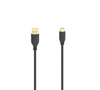 Cable USB-C ""Flexi-Slim", USB 2.0, 480 Mbps, negro, 0,75 m