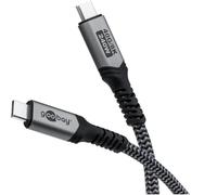 Cable USB-C Goobay 74213 1,8 m 40 Gbit/s Power Delivery 240W Negro Gris