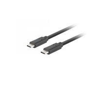 CABLE USB-C LANBERG 3.1 GEN 2 MACHO/MACHO 10GB/S PD100W 1.8M NEGRO
