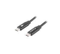 Cable USB C Lanberg CA-CMCM-40CU-0010-BK 1m Negro chapado en oro