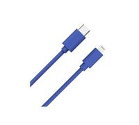 Cable USB C/Lightning - WOW - 1m - 3A - Azul - Alta calidad