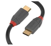Lindy Cable USB-C 36872 2 m USB 2.0 Macho a macho Negro/Gris