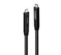 Cable USB C Lindy 43399 15m USB 3.2 Gen 1 5Gbit/s DisplayPort 60W Negro
