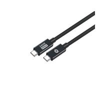Cable usb - c conceptronic macho - macho 2m usb 4.0 gen 3 240w 48v 5a 40gbps e - mark