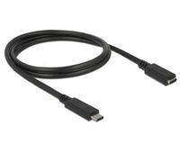 Cable USB C Macho - USB C Fenea (1 metro) - DELOCK