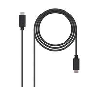 Cable USB C Macho - USB C Macho (1 metro) - Nanocable