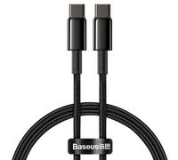 Baseus Tugsten Gold 100W Cable USB-C a USB-C 1m Negro