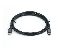 CABLE USB-C MACHO USB-C MACHO USB 3.2 1M TRANSFERENCIA 5G 3A (100W) VIDEO 4K 128354