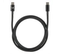 Cable USB C MOBILIS 001388 2 metros USB 2.0 100W carga rápida negro
