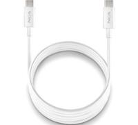 Cable USB-C NGS Zyro 60W-1 1m Carga Rápida 480Mbps Blanco