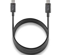 Cable USB-C NGS Zyro 60W-1 Negro 1m Carga Rápida PVC 480 Mbps