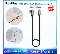 Cable USB-C SmallRig USB4 de 40Gbps, recto a en ángulo, carga rápida de 240W y transferencia de datos de 40Gbps para cámaras portátiles iPhone de 60/35cm 60cm 5076