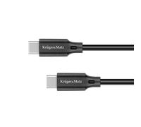 Cable USB-C tipo C de 1 m, PD, 100 W, 5 A, Kruger&Matz