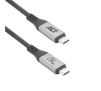 Cable usb4 act connectivity 80 gbps thunderbolt 5 - 240 w - usb type - c - certificado por usb - if - 1 -5 m. (AC7452)