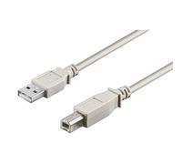 Cable USB - Cable Tipo a a Tipo b de 1.5m, Ideal para conectar Dispositivos, Ofrece Velocidad de Transferencia eficiente y Durabilidad.