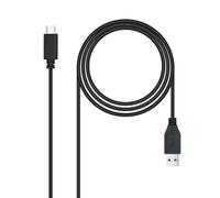 Cable usb - cable usb 3.1 gen 2 de 1.5 m, 10 gbps y 3 a, con conectores usb-c y usb-macho, ideal para transferencia rápida de datos.