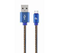 Cable USB Cablexpert CC-USB2J-AMCM-1M-BL 1m USB A a USB C Azul 2.1A