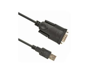 Câble USB - Cablexpert - UAS-DB9M-02 - 1,5 m - USB (M) a DB-9 (M) - Negro