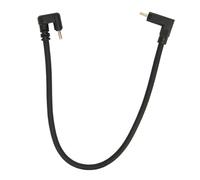 Cable USB chapado en oro para dispositivos portátiles, adaptador USB angular con transmisión de alta velocidad y amplia compatibilidad (0,3 m/1,0