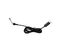 Cable USB con Anillo Magnético para Mando con Cable de para 360, Extensión de 2,2 M, Color Negro