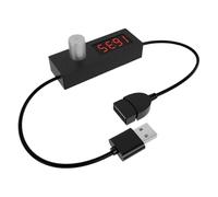 Cable USB con temporizador digital de cuenta regresiva para conmutación,Cable de extensión USB con temporizador para ahorro de energía - suministros electrónicos, para el hogar del automóvil