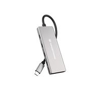 Conceptronic HUBBIES17G hub de interfaz USB 3.2 Gen 2 (3.1 Gen 2) Type-C 10000 Mbit/s Gris