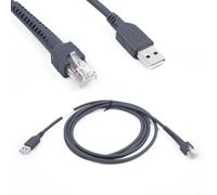 Cable USB de 2 m para dispositivos Zebra Symbol LS1203 LS4208 DS9208 Conexión USB 2.0 fiable