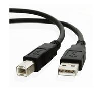 Cable USB de 7,6 metros (25 pies) para impresora multifunción de inyección de tinta Canon PIXMA MG2520, color negro.