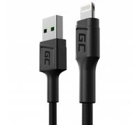 Green Cell KABGC24 cable de conector Lightning 0,3 m Negro