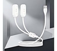 Cable USB de carga para GPS Tractive, cable de carga de 1 m para rastreadores GPS, cable USB de carga rápida para rastreo GPS de mascotas, viajes, uso diario (blanco)