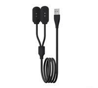 Cable USB de carga rápida para dispositivos Tractive, cable de sincronización de datos de 1 m para Adventure XL para rastreadores GPS verdes XL para ubicación de mascotas (negro)
