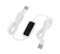 Cable USB de transferencia de datos de PC a PC, enlace directo de alta velocidad para compartir archivos para Windows y Mac, cable de enlace de datos USB portátil