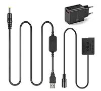 Cable USB del Banco de Potencia + DMW-DCC8 BLC12E batería ficticia BLC12E para Lumix DMC-GX8 FZ1000 FZ300 FZ200 G7 G6 G5 G80 G81 G85 GH2 GH2K GH2S DC-G90 DC-G91 DC-G95 DC-G99