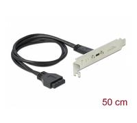 Cable USB Delock 0,5 m USB 3.2 Gen 1 USB-C a Encabezado de Placa Base