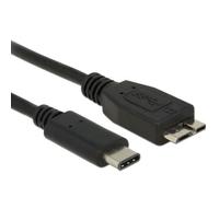 Cable USB DeLOCK 0,5 m USB 3.2 Gen 2 C a Micro-USB B Negro