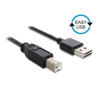 Delock cable easy-usb 2.0-a male usb 2.0-b male 1 m