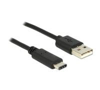 Cable USB DeLOCK 83600 1 m USB 2.0 USB C a USB A Negro