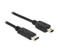 Delock 83603 cable usb usb 2.0 1 m usb c mini-usb b negro