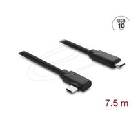 Cable USB DeLOCK 87241 7.5 m USB-C a USB-C 10 Gbit/s Negro