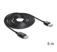 Cable USB Delock EASY-USB 2.0-A 5m negro