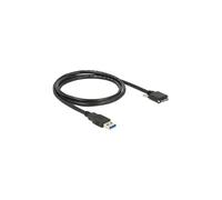 Cable USB - DELOCK - Micro-USB Tipo B a USB Tipo A - USB 3.0 - 1 m - tornillos moleteados