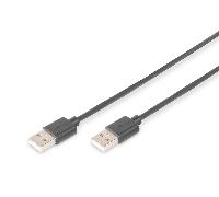 cable usb digitus usb 2.0 connection cable type a mm 1.0m usb 2.0
