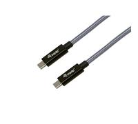 Cable USB Equip 128426 USB-C a USB-C 1 m 20 Gbit/s trenzado negro